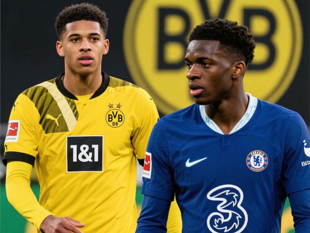 体图：多特若签乔布-贝林厄姆或放弃楚克乌梅卡